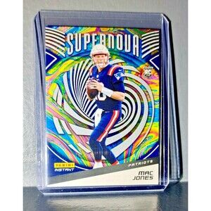Mac Jones 2021 Panini NFL Instant Supernova #15 Rookie Football Card 1 of 3357